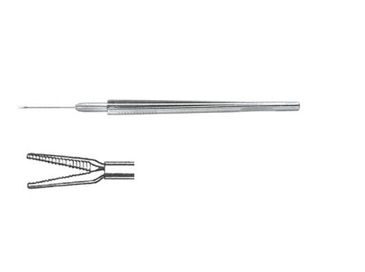 Vitrectomy Forceps serrated illumin