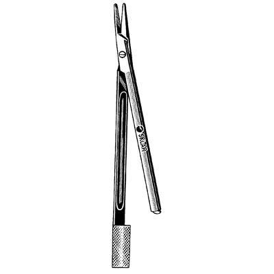 Blade breaker with narrow gripping jaws