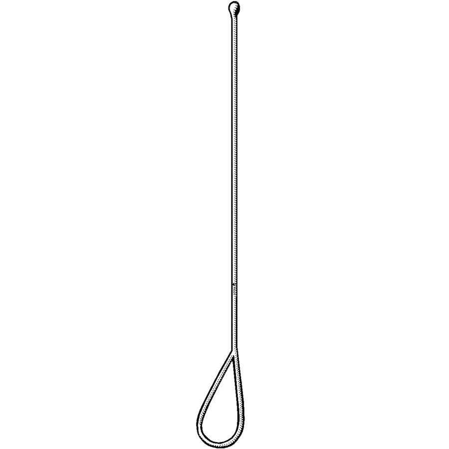 Stacke ear probe in silver, 10.5 cm fine shaft