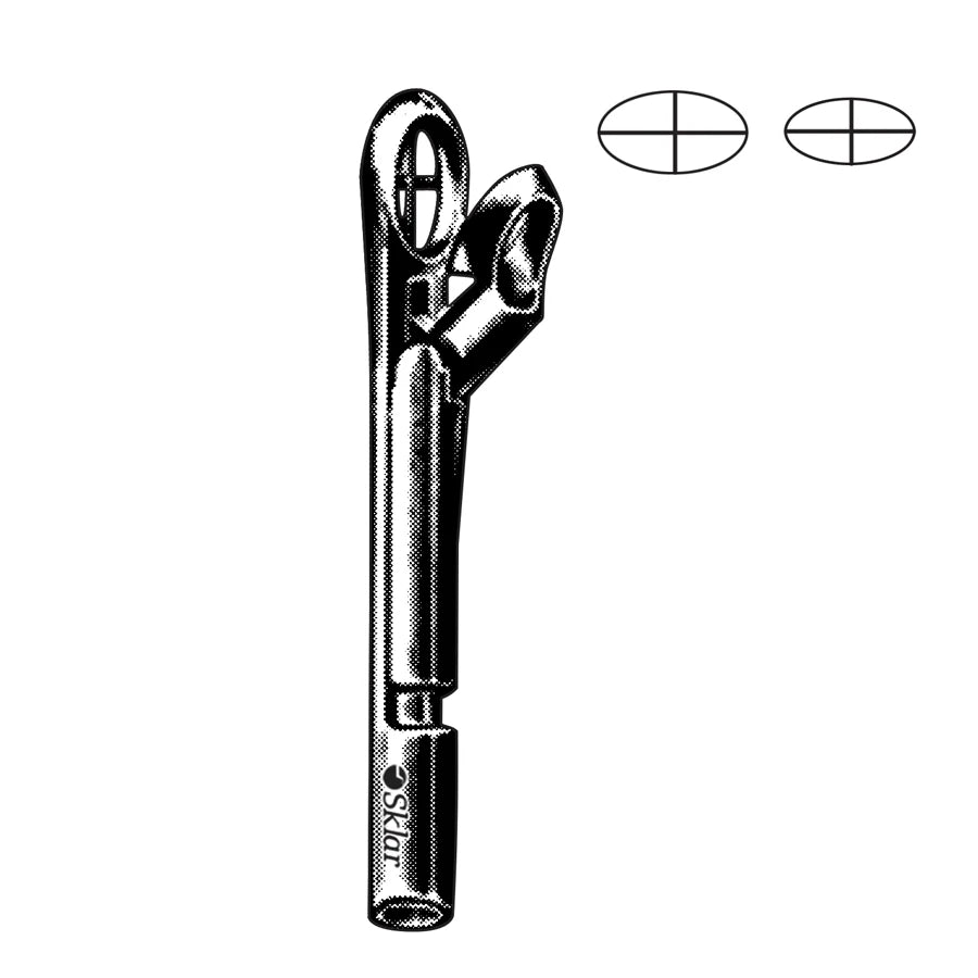 Krause forceps tip working end