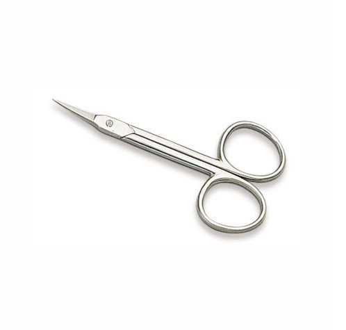 3-1/2" Curved Mirror Finish Cuticle Scissors 