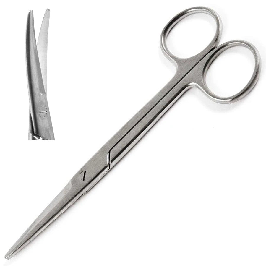Curved micro dissecting scissors