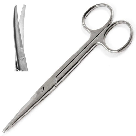 Curved micro dissecting scissors