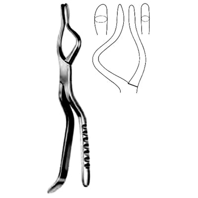Rowe disimpaction forceps left 22.5 cm infant size