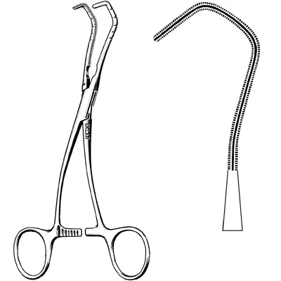 Derra anastomosis clamp, 18cm