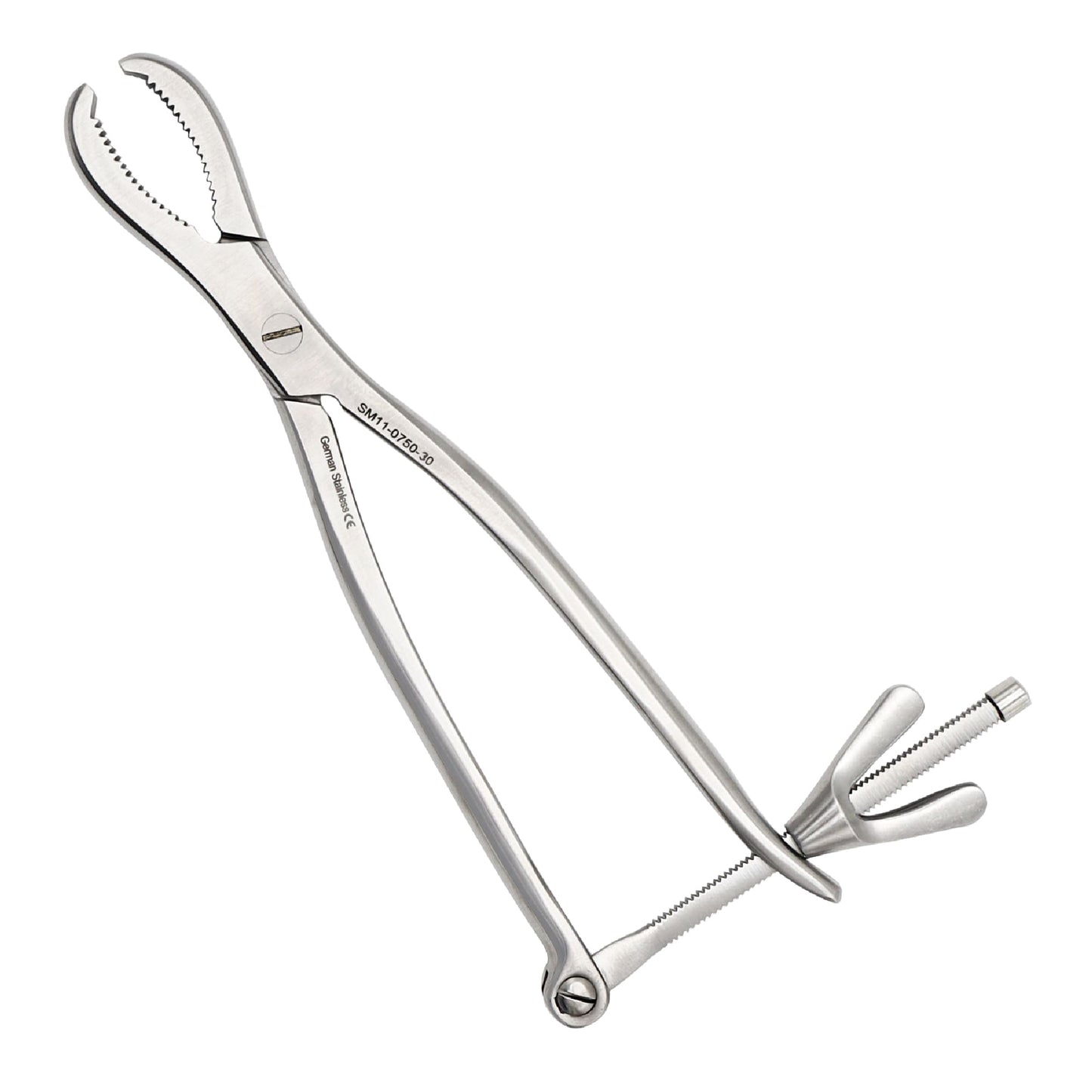 Kern bone holding forceps with ratchet 24cm