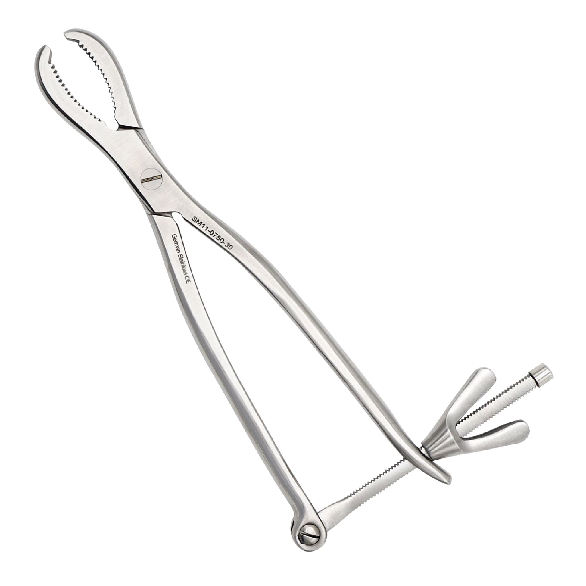 Kern bone holding forceps with ratchet 24cm