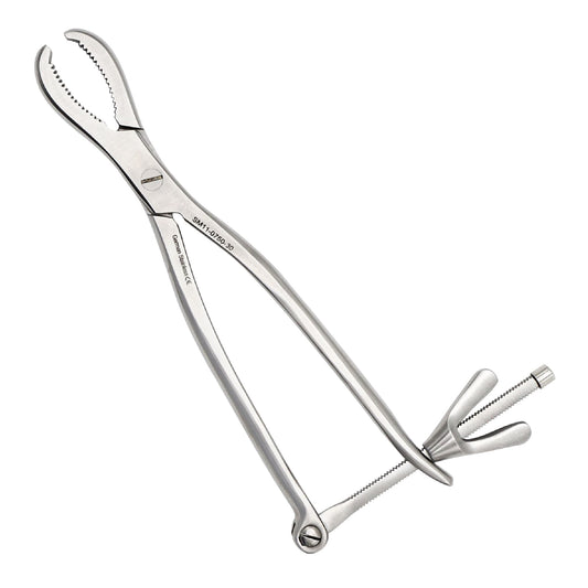 Kern bone holding forceps with ratchet 24cm