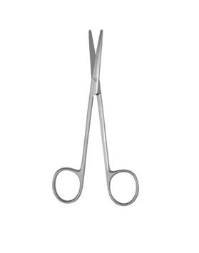 Metz Scissors  left-handed curved ss