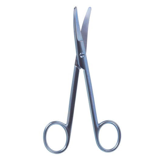 Mayo Scissors, 5 1/2 in. curved beveled titanium