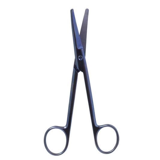 6 3/4-inch curved titanium Mayo scissors