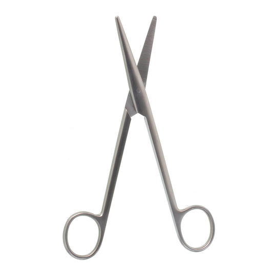 Mayo scissors, 6 3/4" straight round