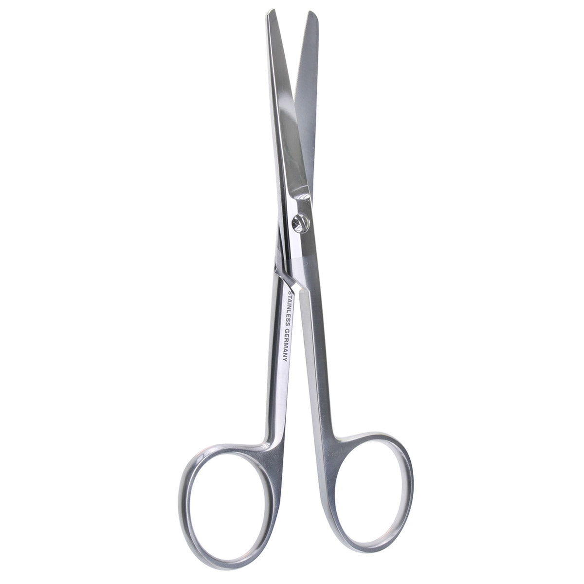 4 1/2'' Suture Scissors serrated straight B/B