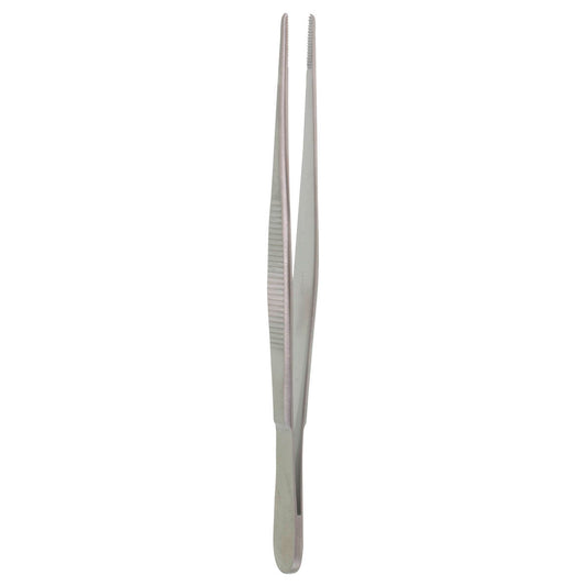 6" Dressing Forceps with Serrated Jaws, Standard Pattern