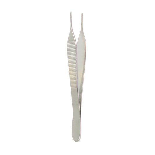 4 3/4" Adson Forceps, X-Serrated Tips