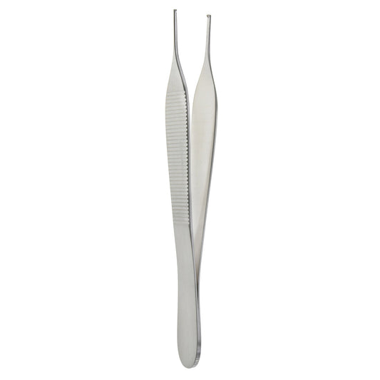 4 3/4" Adson Tissue Forceps, 2 Teeth, Standard Point
