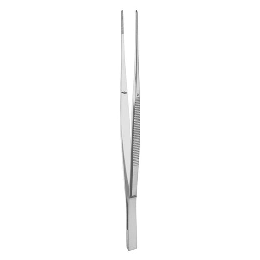 7" Cushing Forceps with serrated grip and tips.