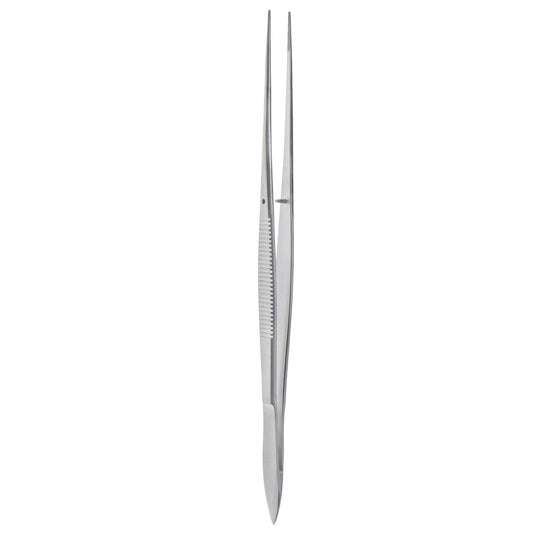 7" Nevins Forceps with serrated tips and 1.5mm dissecting ends