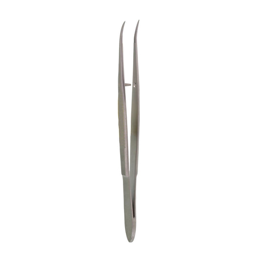 4 1/8" Splinter Forceps, Sharp, Simple, Curved