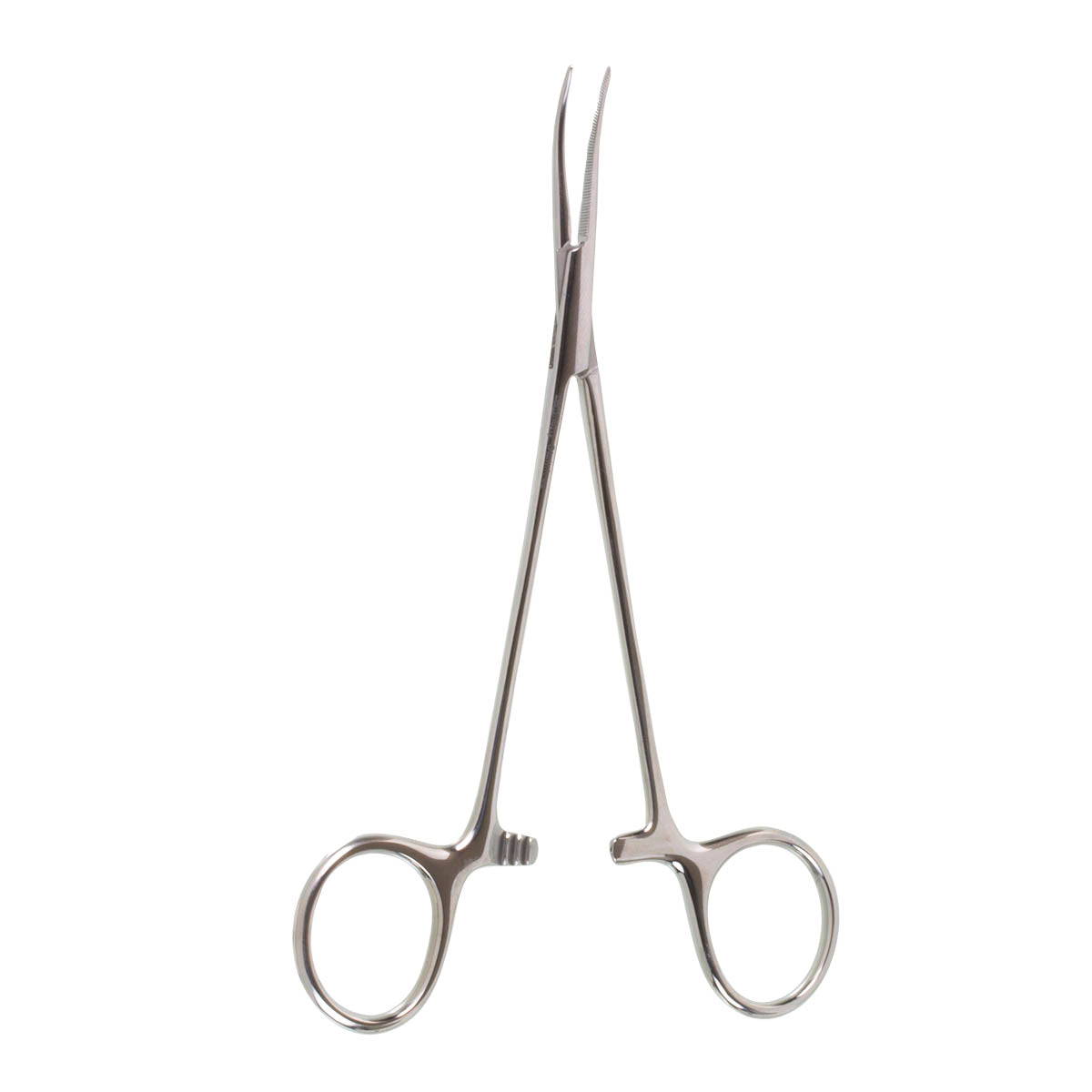 6 1/2" Vascular Forceps with Serrated Curved Jaws