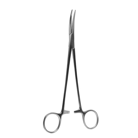 7 1/2" Plasti-Stal Collier Forceps, Curved