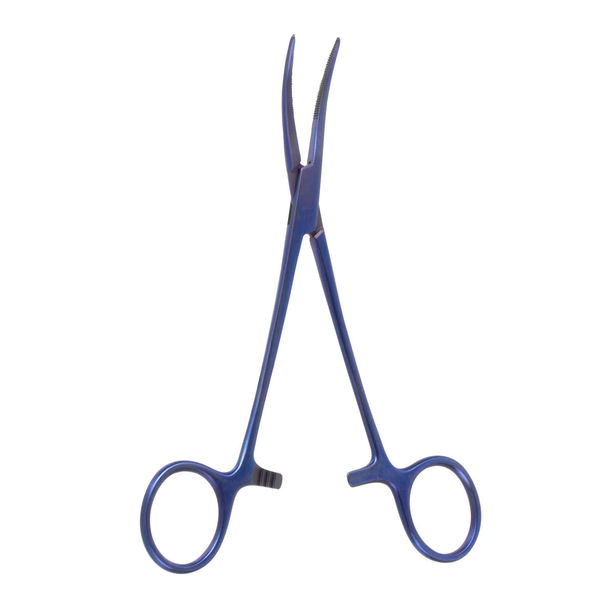 6 1/4" Curved Titanium Hemostatic Forceps