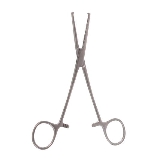 6 1/4" Rochester-Ochs Hemostatic Forceps, Straight, 1 1/2 Teeth