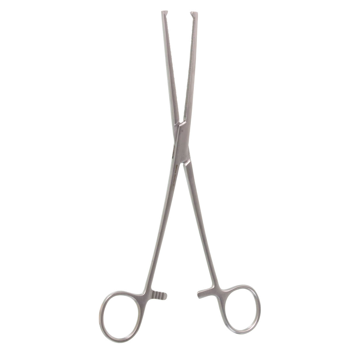 8 3/4" Rochester-Ochs Hemostatic Forceps, Straight, 1 1/2 Teeth