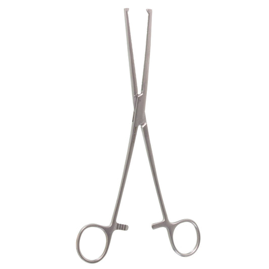 8 3/4" Rochester-Ochs Hemostatic Forceps, Straight, 1 1/2 Teeth