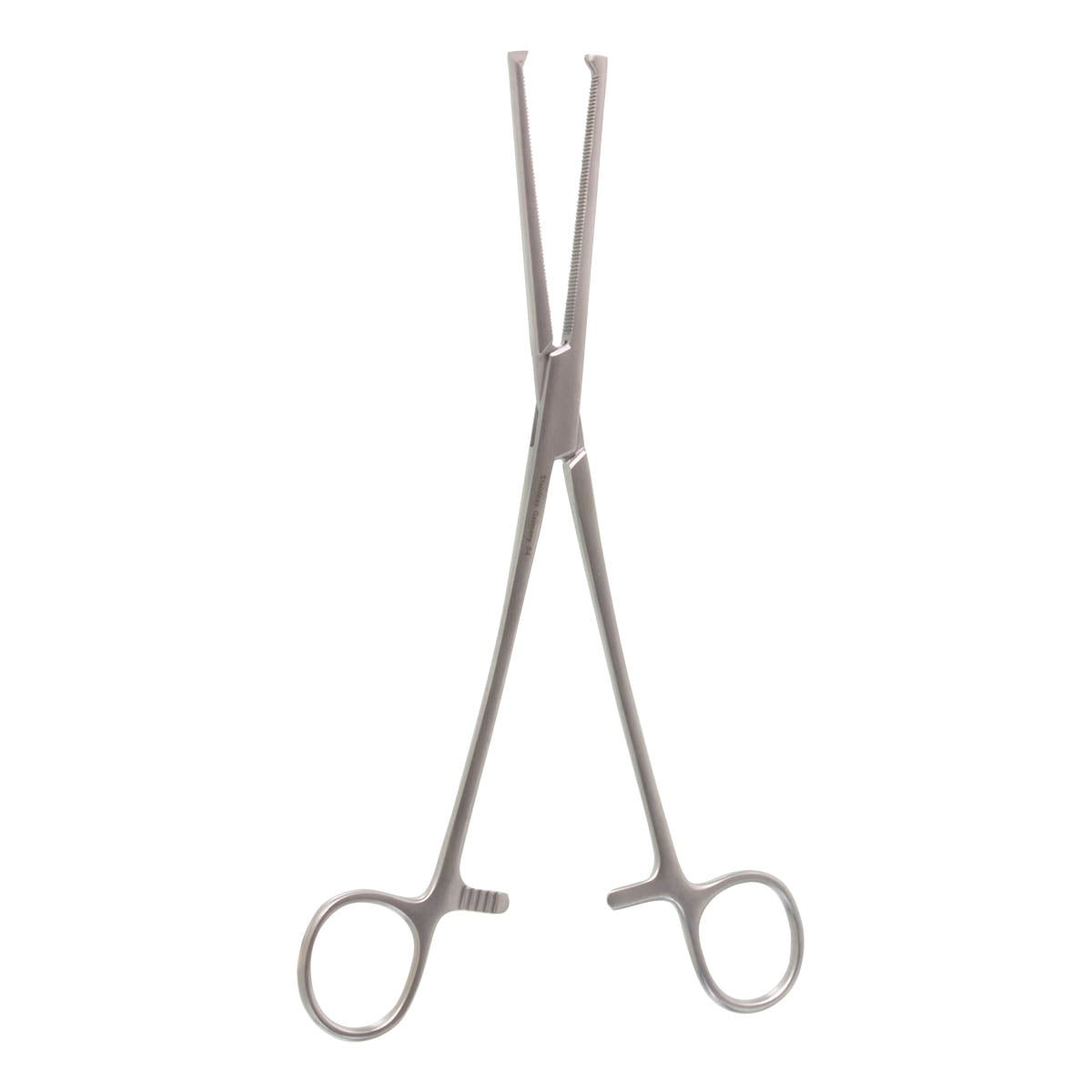 9 1/2" Rochester-Ochs Hemostatic Forceps, Straight, 1 1/2 Teeth