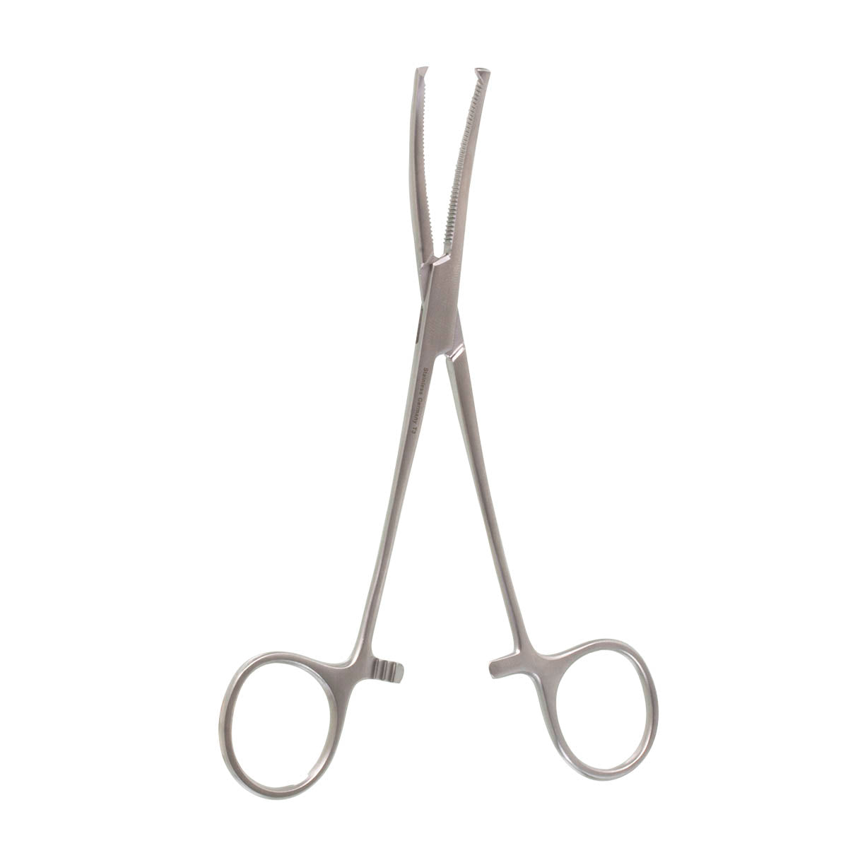 6 1/4" Rochester-Ochs Hemostatic Forceps, Curved, 1 1/2 Teeth
