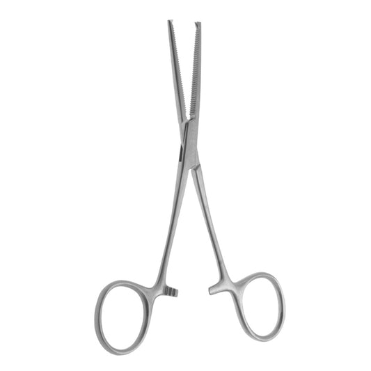 5 1/2" Kocher Forceps, Straight, 1 x 2 Teeth