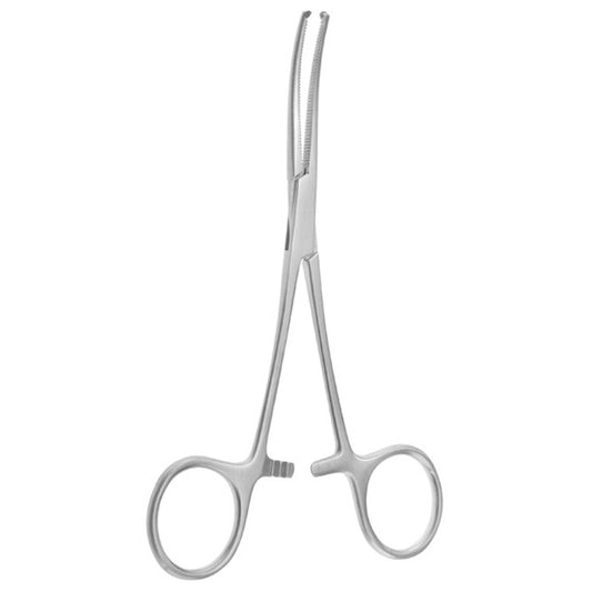 5 1/2" Kocher Forceps, Curved, 1/2 Teeth
