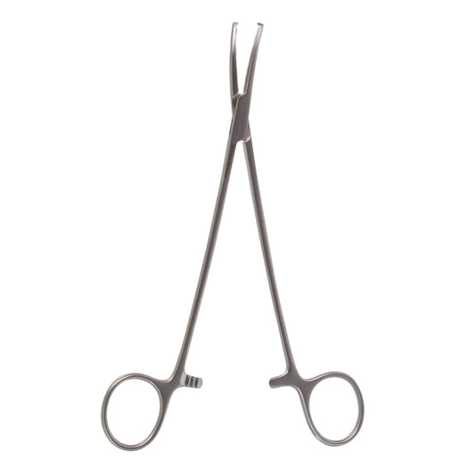 7 1/4" Adson Hemo Forceps, Fine, Curved, 1 1/2 Teeth