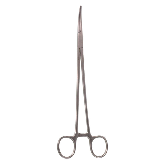 9 and a half-inch Heiss Artery Forceps with a beautiful curving design