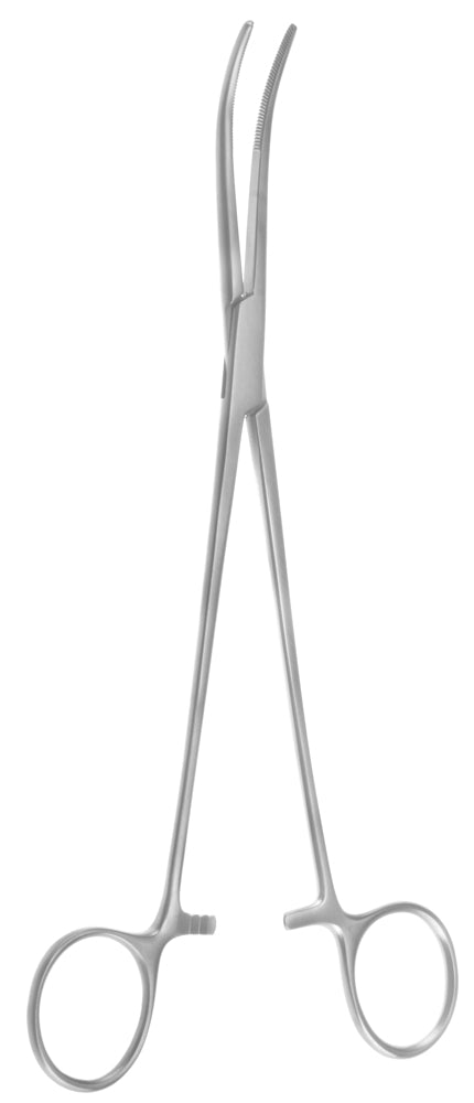 Rumel Thoracic Forceps – Horizontal Serrated, Curved
