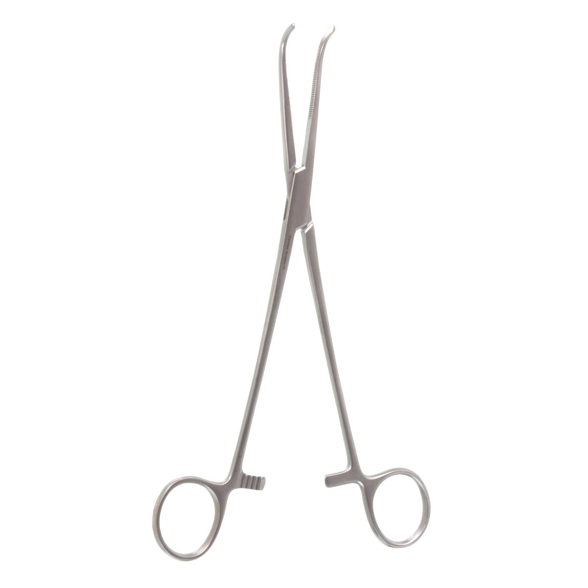 Rumel Thoracic Forceps – Horizontal Serrated, Curved