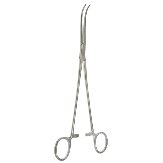 9 1/4" forceps with a strong curvature