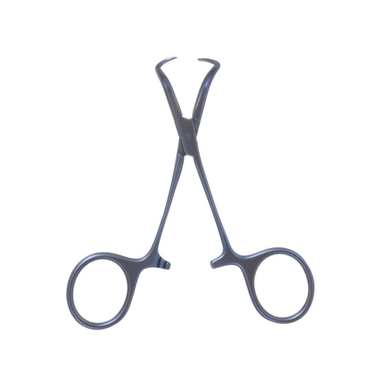 Titanium Backhaus Towel Clamp, Size 4