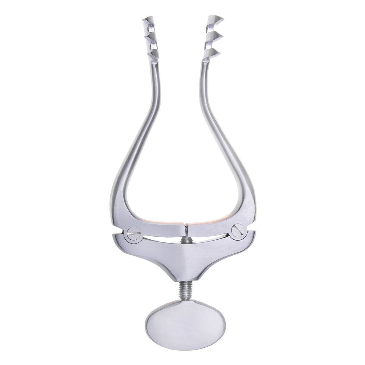 4 1/4" Snitman Retractor with three sharp prongs.