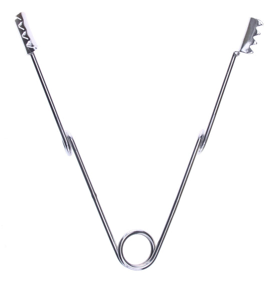 4 1/2" Spring Wire Retractor with  4-Tooth Blade