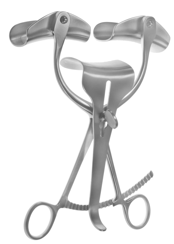 9 1/4" Collin Abdominal Retractor, 4-3/4" spread.