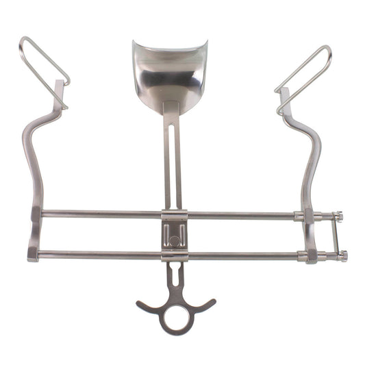 Balfour Retractor set: 10" spread fixed blades, 4" deep.