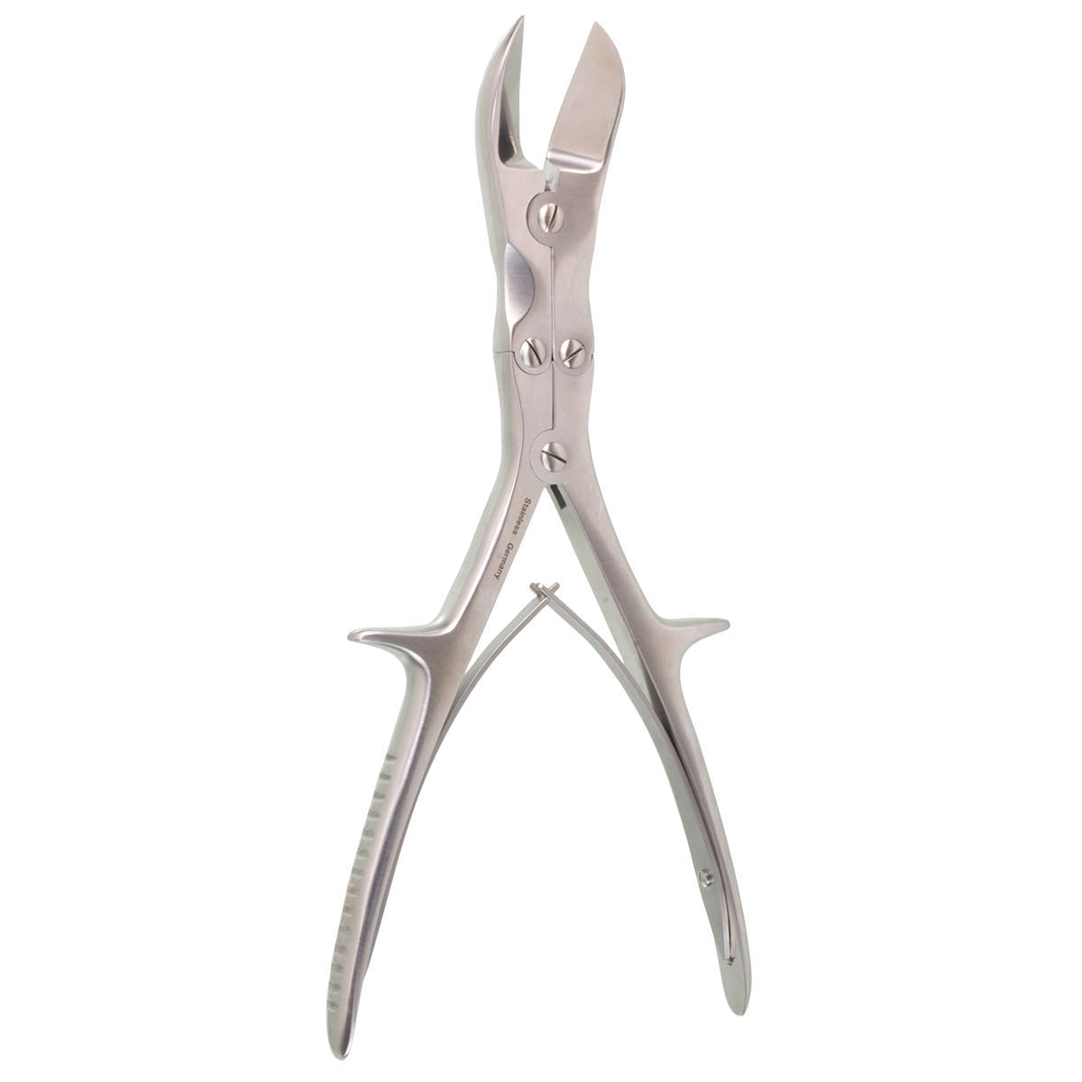 10 1/2" Liston Stille Bone Cut Forceps  angled on flat