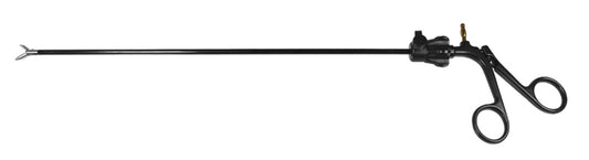 Rota-Loc-Clear Forceps with Blunt Nose Grip and Straight Rake, 35 cm