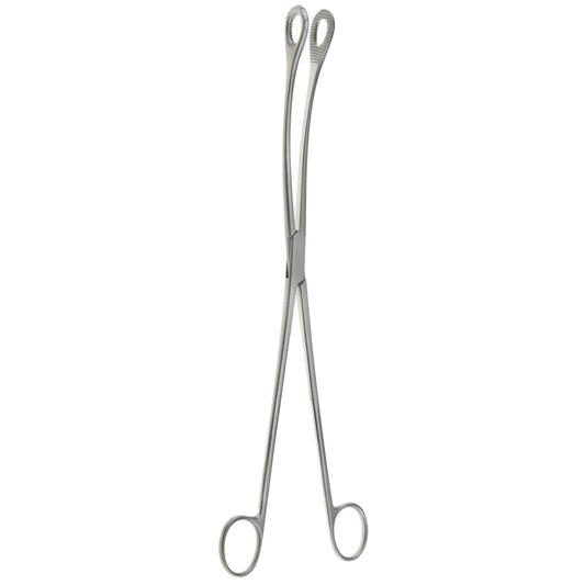12 1/2" Kelly Ovary/Polypus Forceps, 18mm, Curved Jaws