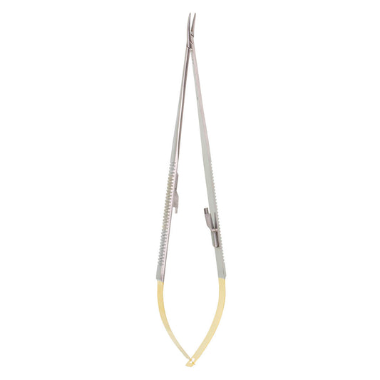 8 1/2" Castroviejo GG Needle Holder with curved serrations