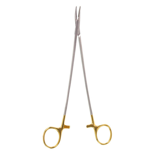 9" Crile-wood Needle Holder, curved "GG"