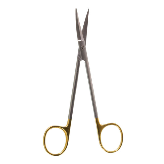 1/4" Tebbetts Delicate Dissecting Scissors, Curved TC