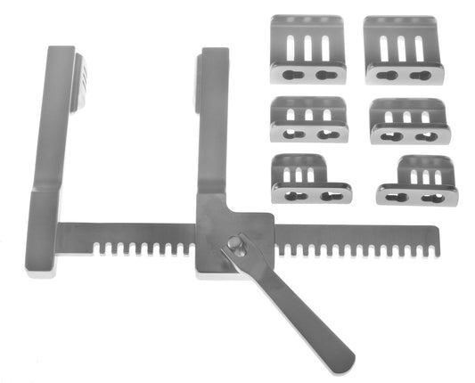 Gerbode Modified Burford Rib Spreder  4 pairs of blades